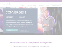 Tablet Screenshot of convercent.com